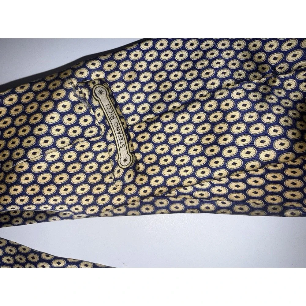 Stefano Ricci Tie Yellow And‎ Blue R